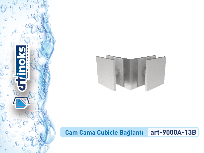 Cubicle Cam Cama L Bağlantı art-9000A 13B