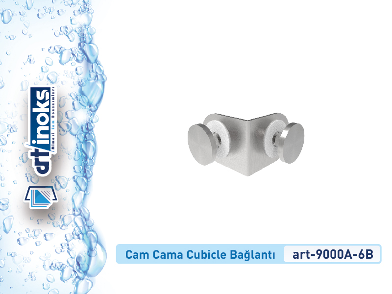 Cubicle Cam Cama L Bağlantı art-9000A 6B